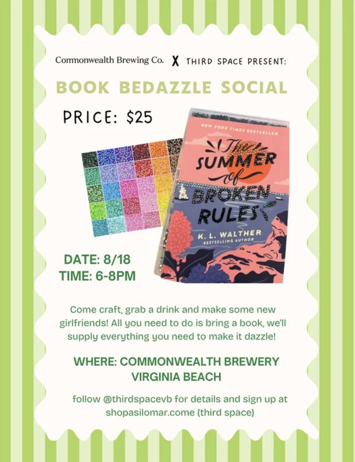 VB: Book Bedazzle Night