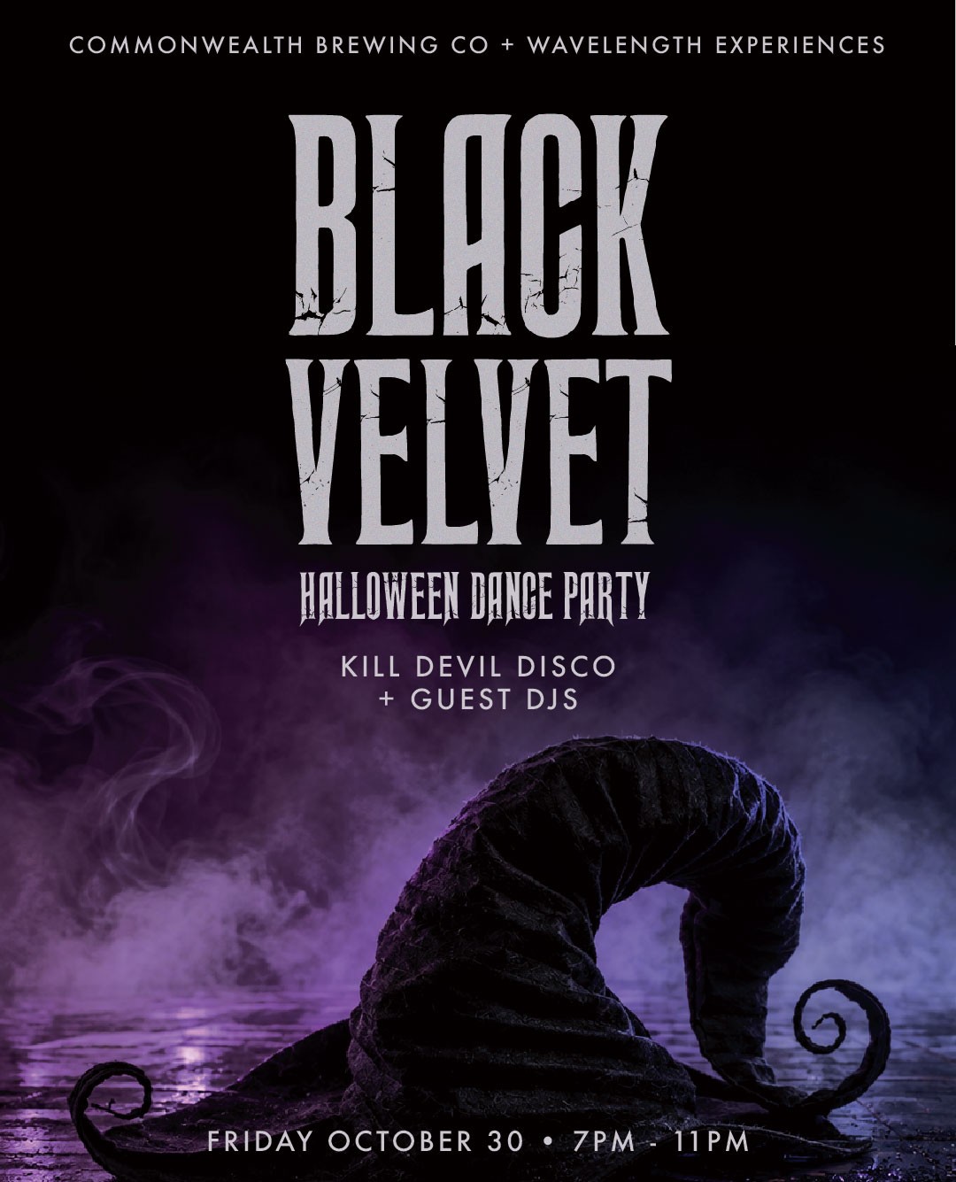 Black Velvet Halloween Party