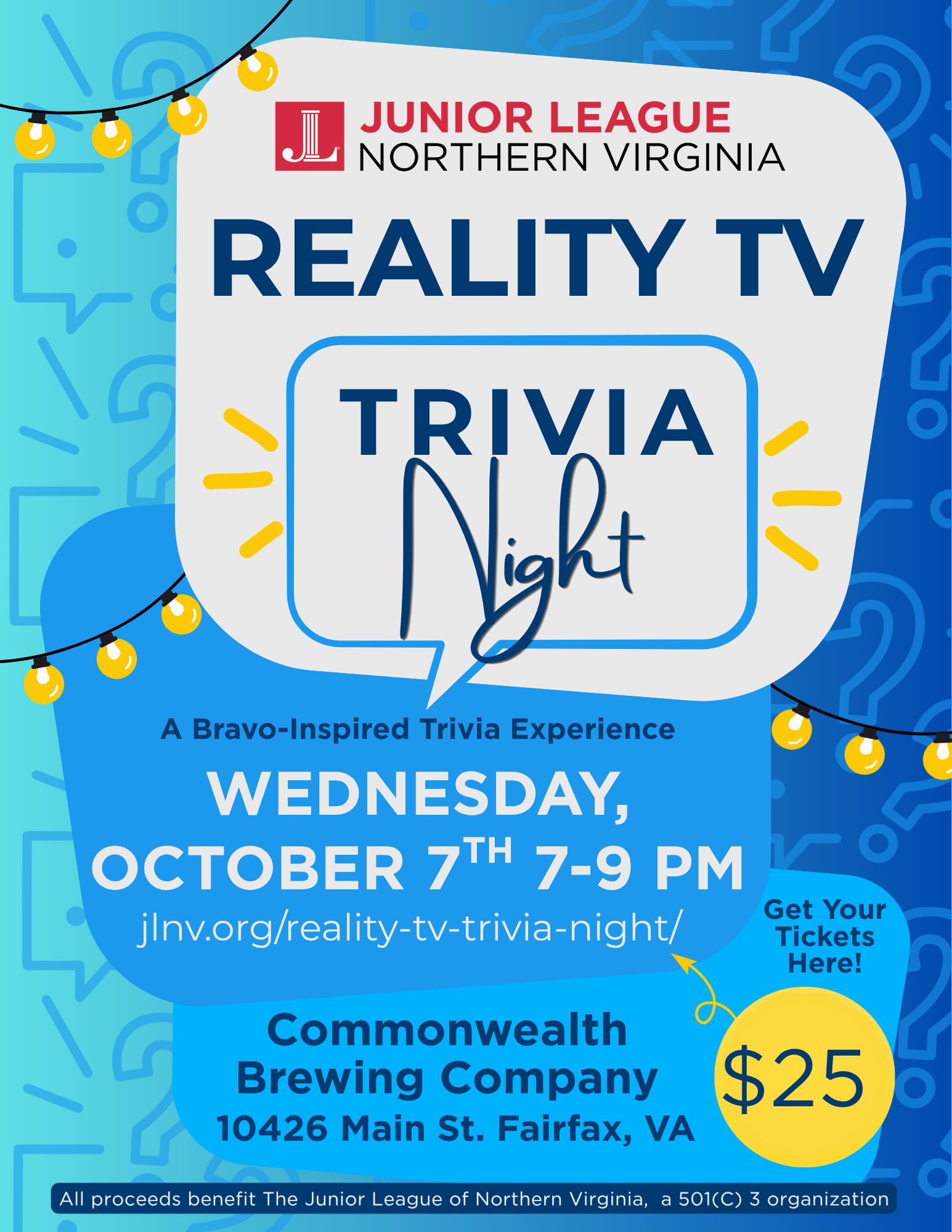 Reality TV Trivia Night w/ JLNV