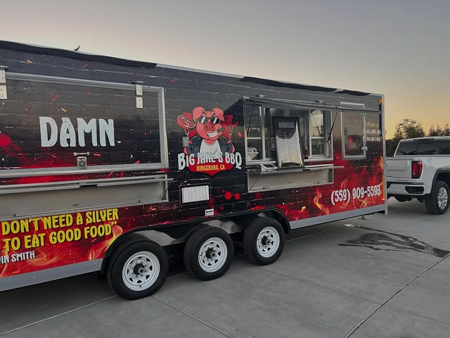 Big Jake's BBQ food truck at Crow & Wolf