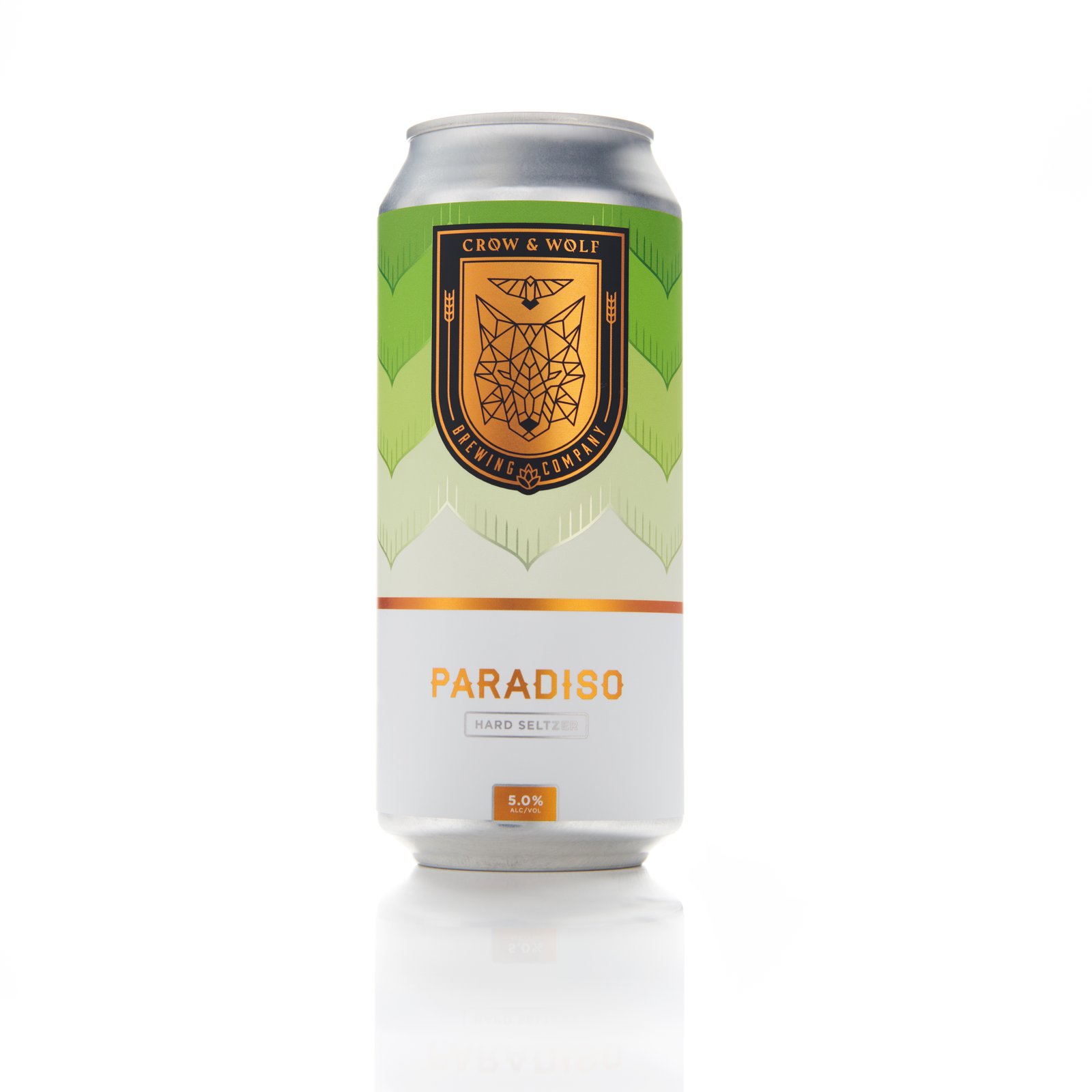 A can of Crow & Wolf Paradiso on a white background