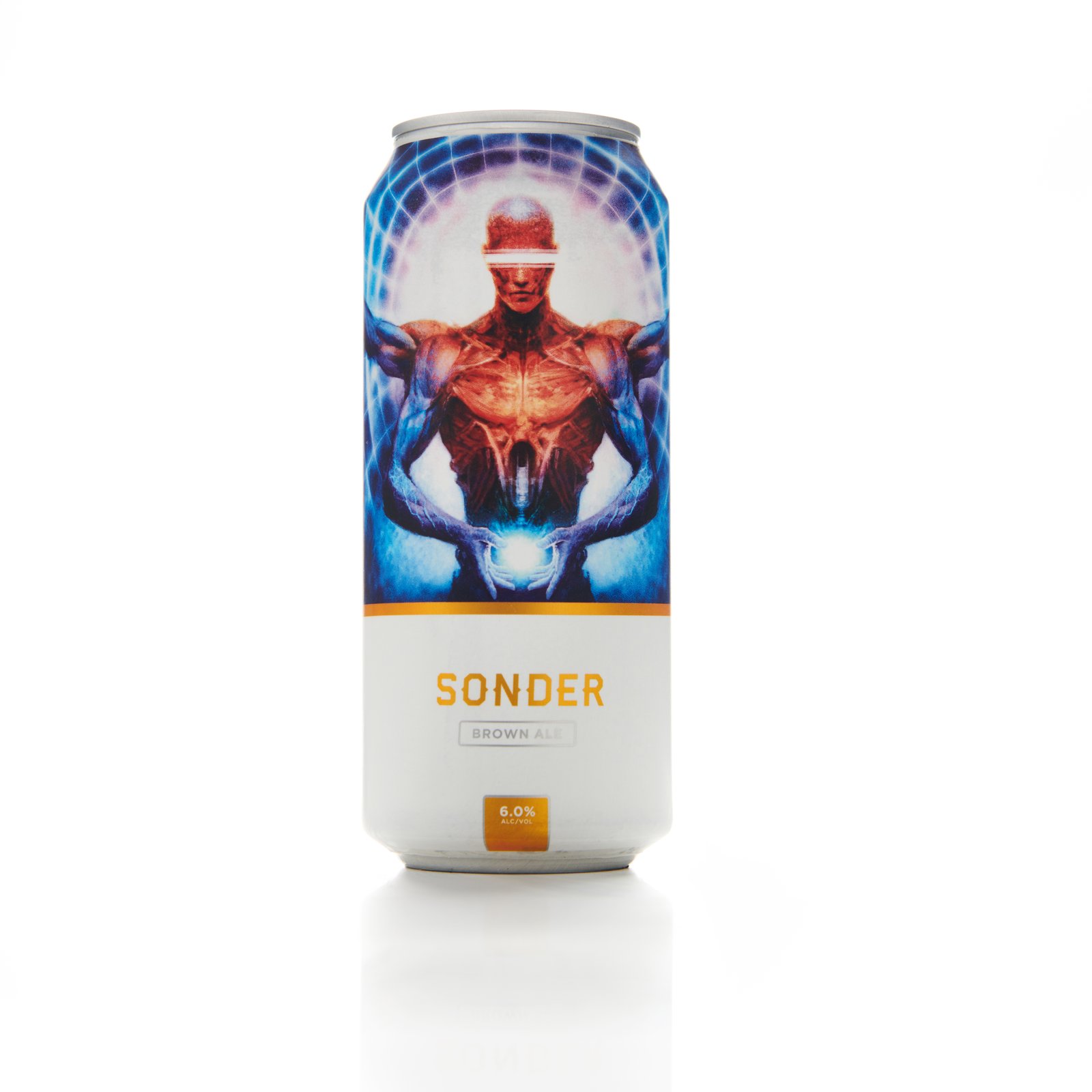 A can of Crow & Wolf Sonder on a white background