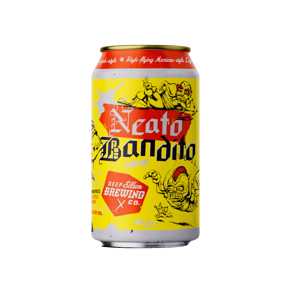 Yellow beer can the beer Neato Bandito