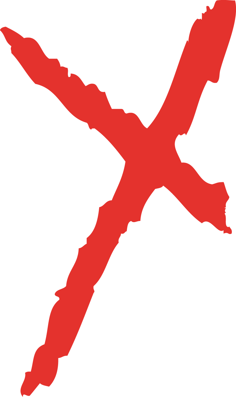Red x logo
