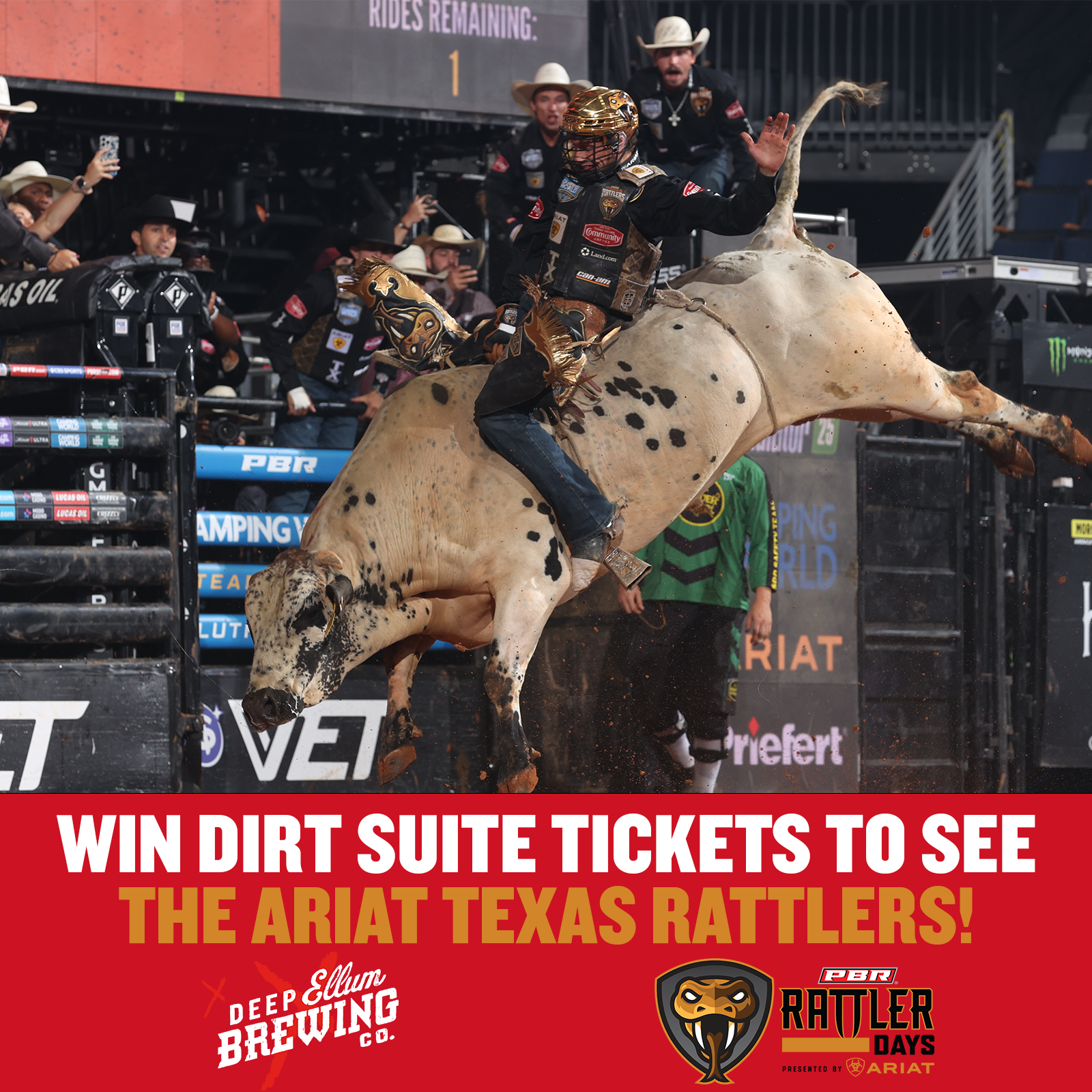 Enter to Win PBR’s Rattler Days Dirt Suite Tickets!