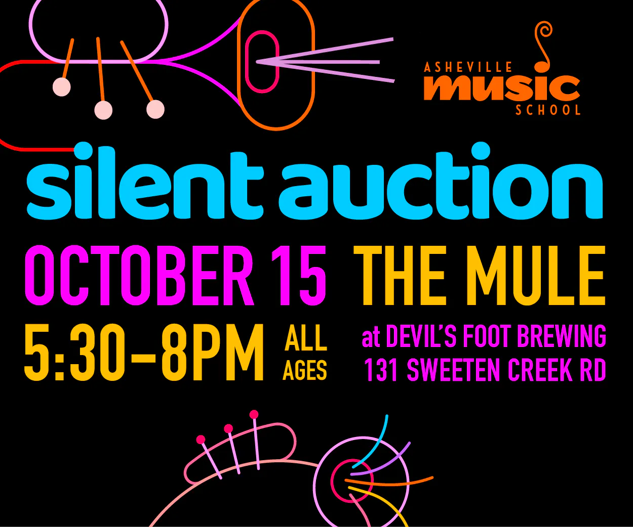 Asheville Music School Silent Auction Annual Fundraiser