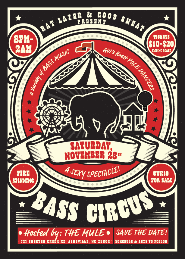 Bass Circus Flyer 1_Carnival Black