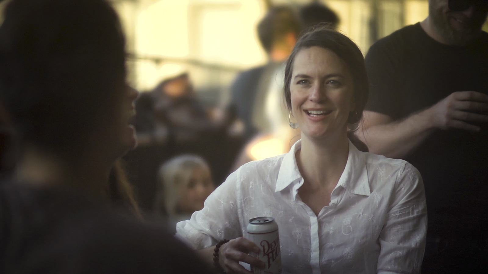 DEVI-Girl with Classic Can smiling