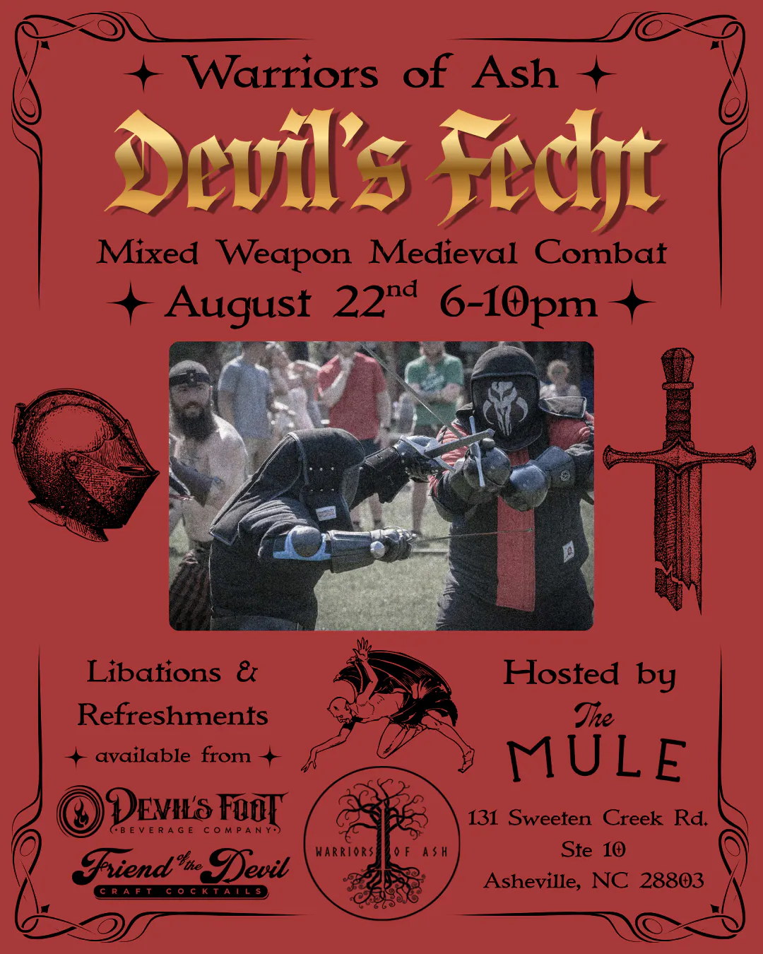 Poster for Devil's Fecht: Mixed Weapon Medieval Combat w/ Warriors of Ash