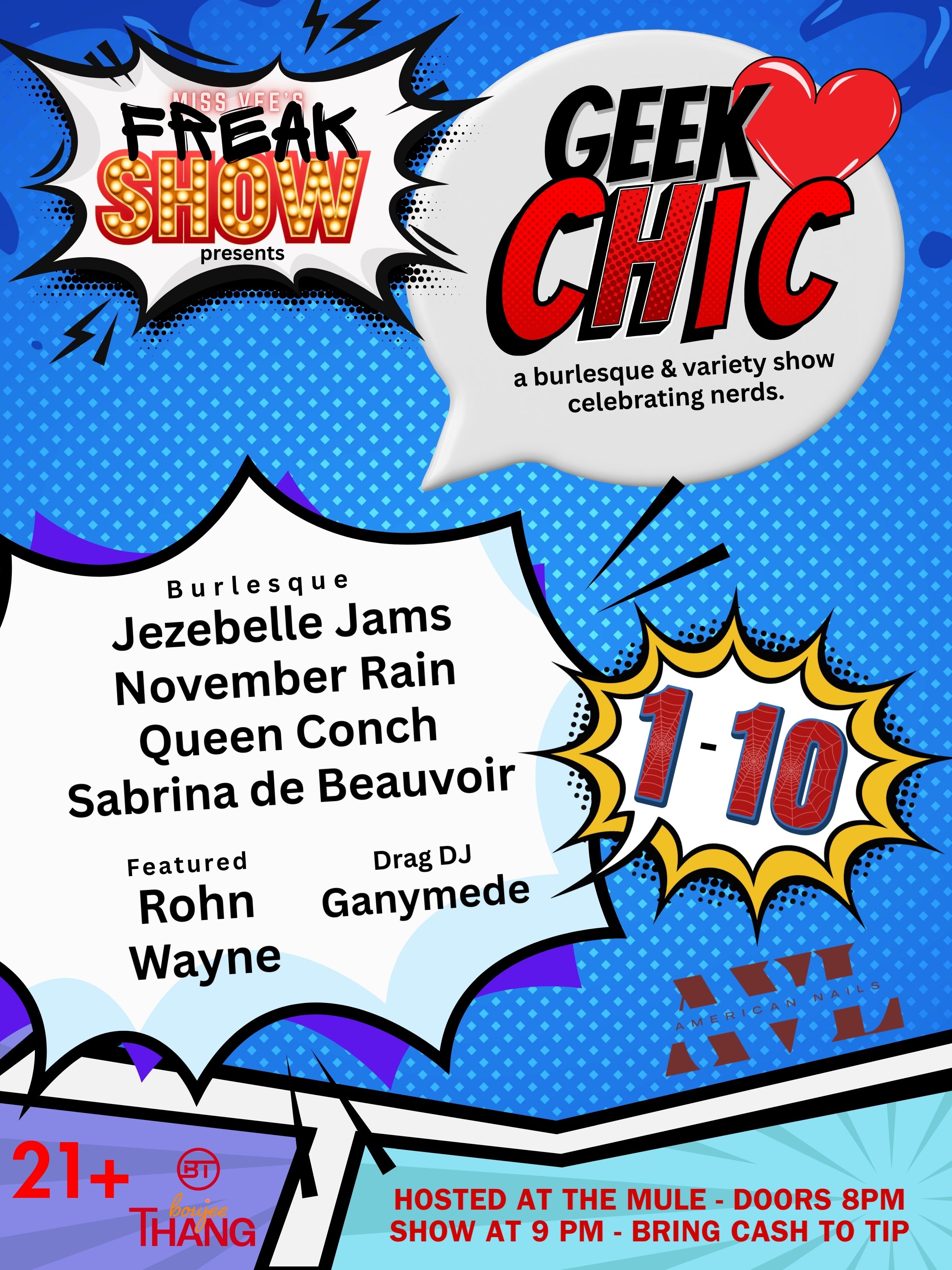 Facebook Post I Really Love Comics Using A Heart Shape Celebrating Geeks and Comic Books Lovers Blue Pop Art (Instagram Post (34)) (2)