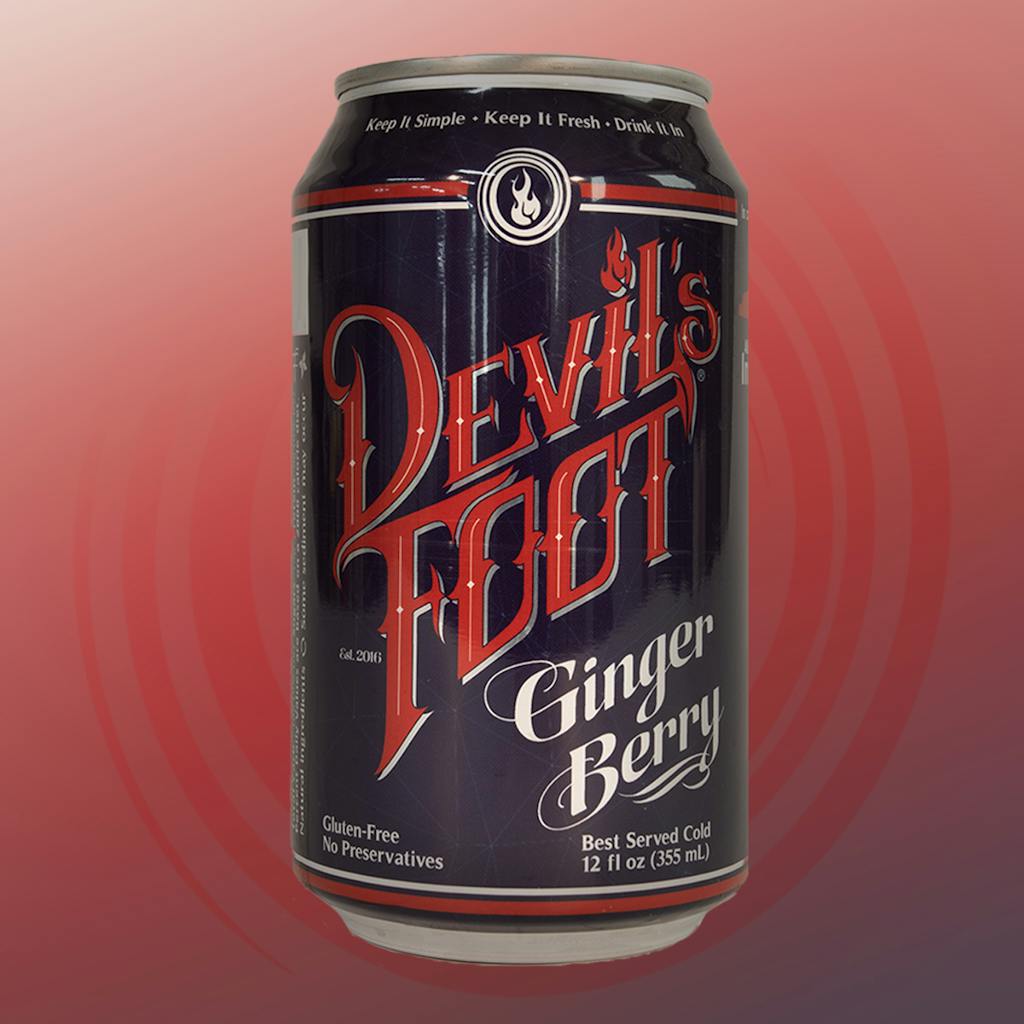 12 ounce Devil's Foot Ginger Berry can