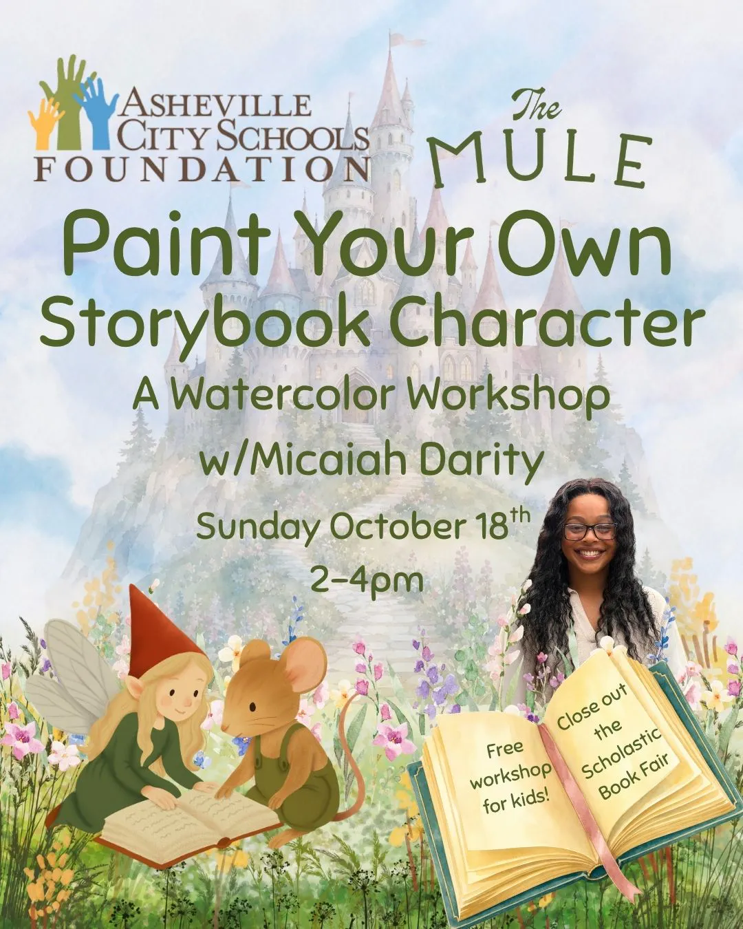 Poster for Paint Your Own Storybook Character!