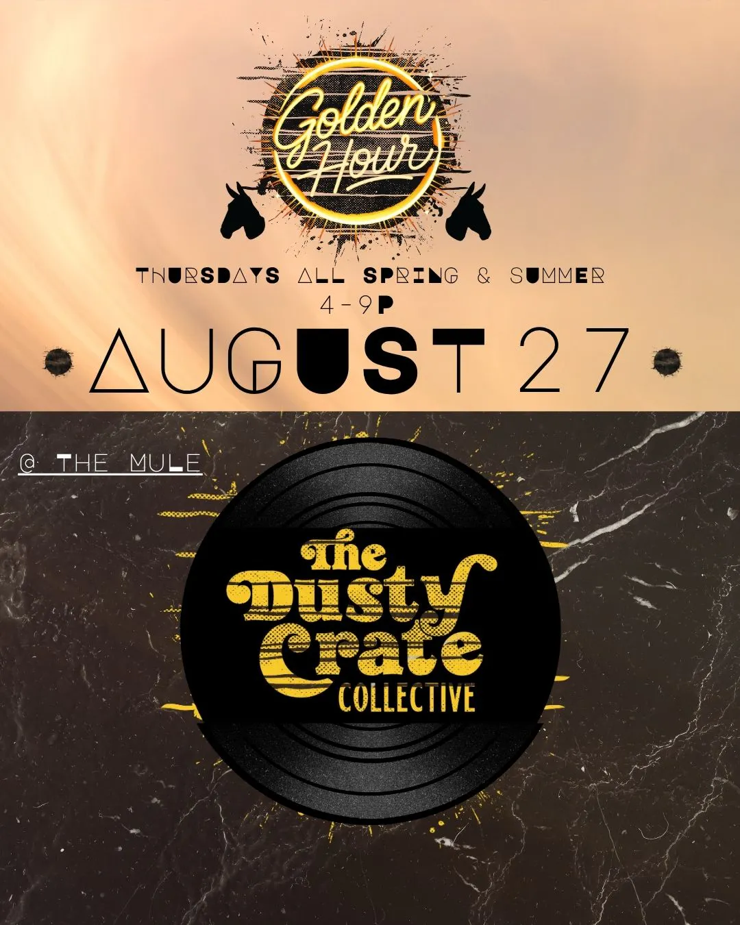 Poster for Golden Hour: Thursdays at The Mule