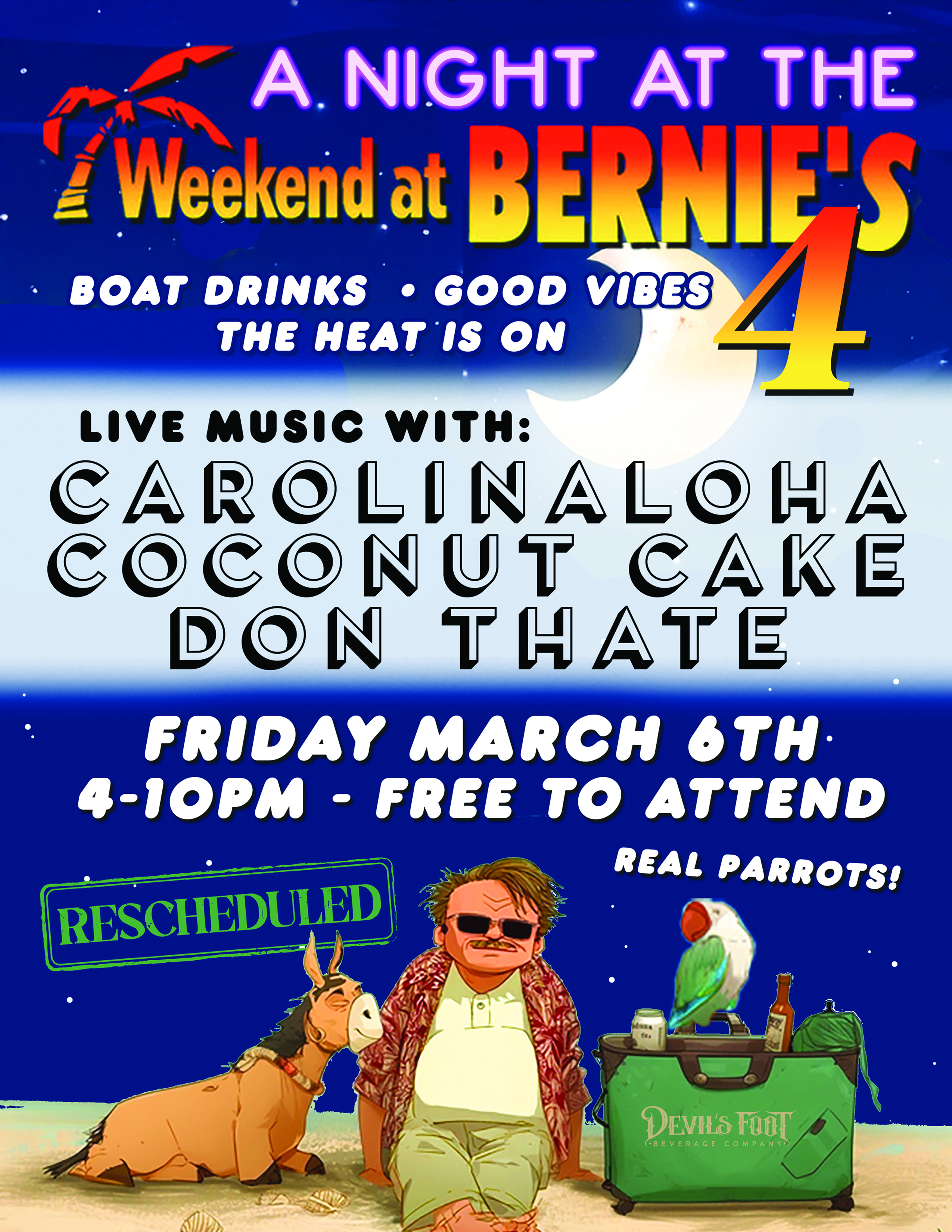 Night Bernie's 4 Poster 8.5x11 copy