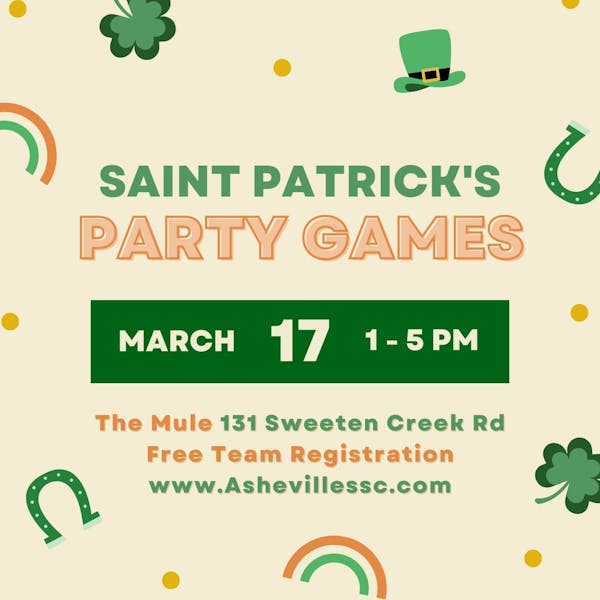 St. Patty’s Day Games with Asheville Sport and Social Club