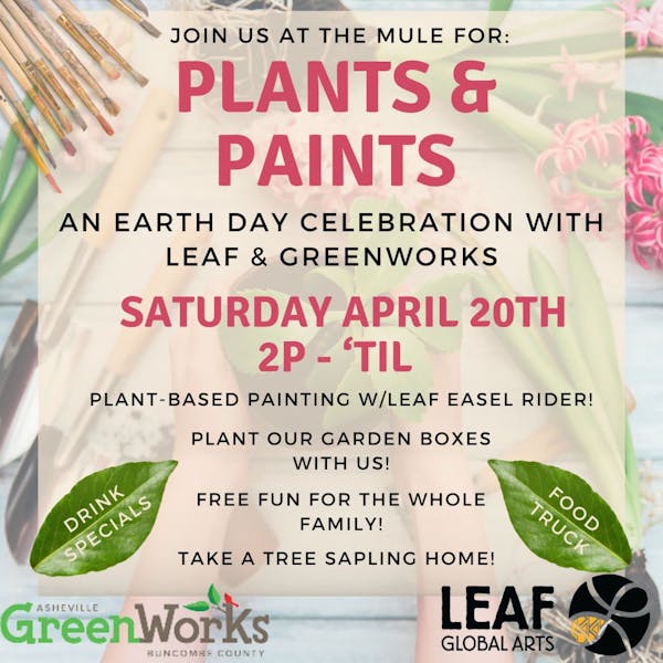 Plants and Paints an Earth Day Celebration!