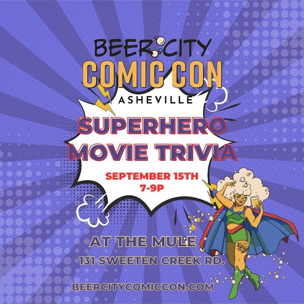 Superhero Movie Trivia w/Kipper & Beer City Comic Con
