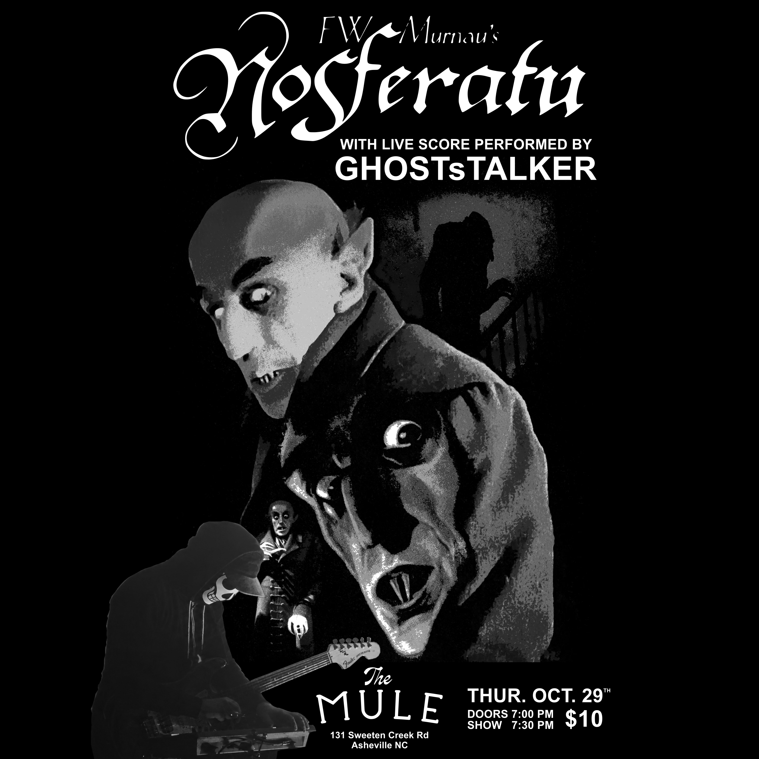 The Mule Nosferatu Live Score Event Flyer Idea Square