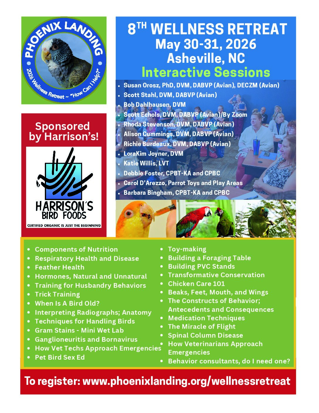 Wellness Retreat Sign 10.20.25