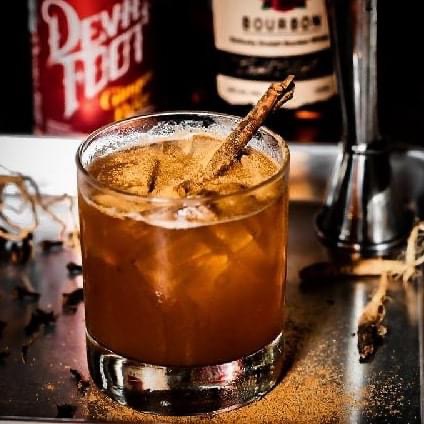 Apple Butter Old Fashioned Cocktail