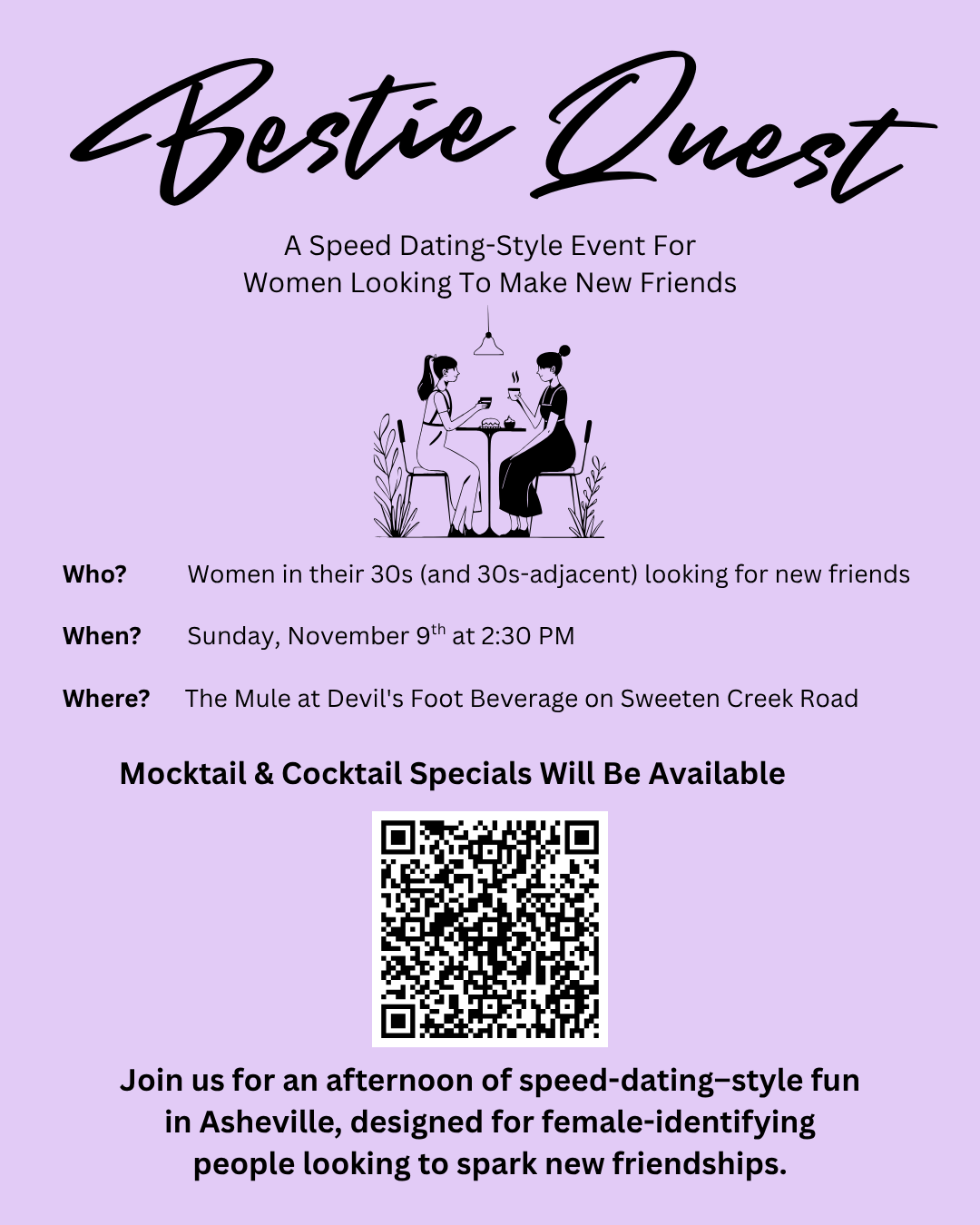 bestie quest flyer