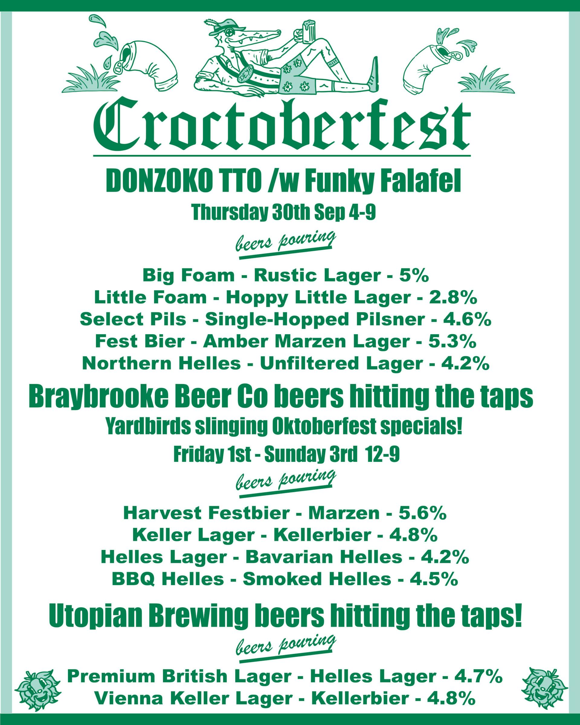 CrooctoberfestPosterFriday