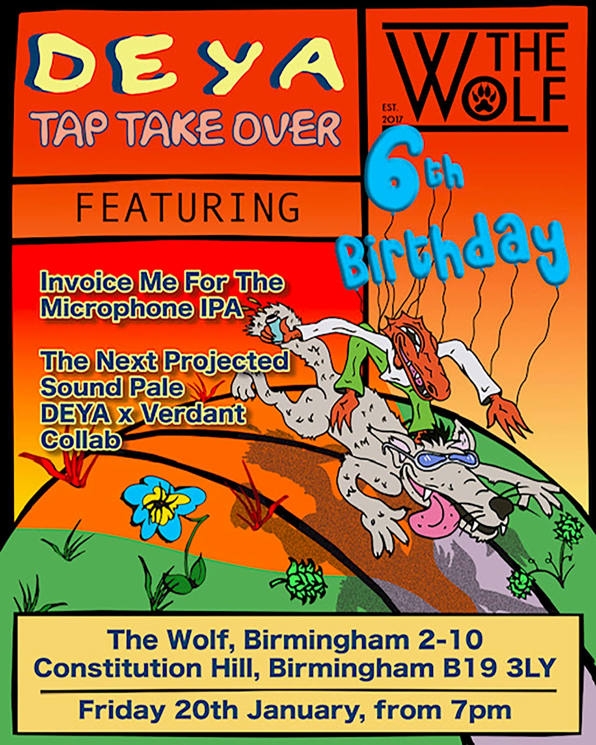 DEYA Tap Takeover for The Wolf