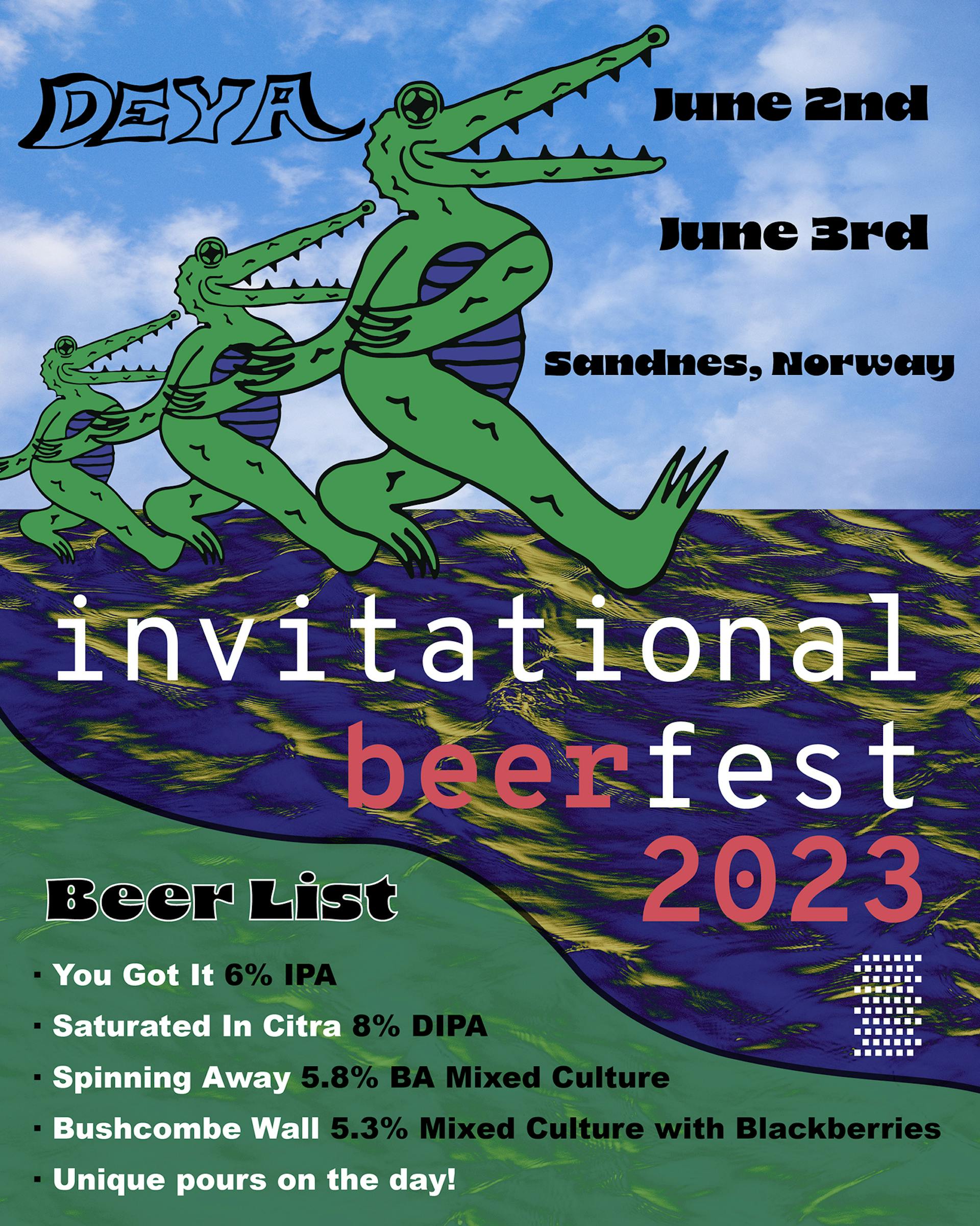 Invitational Beerfest 2023 POster