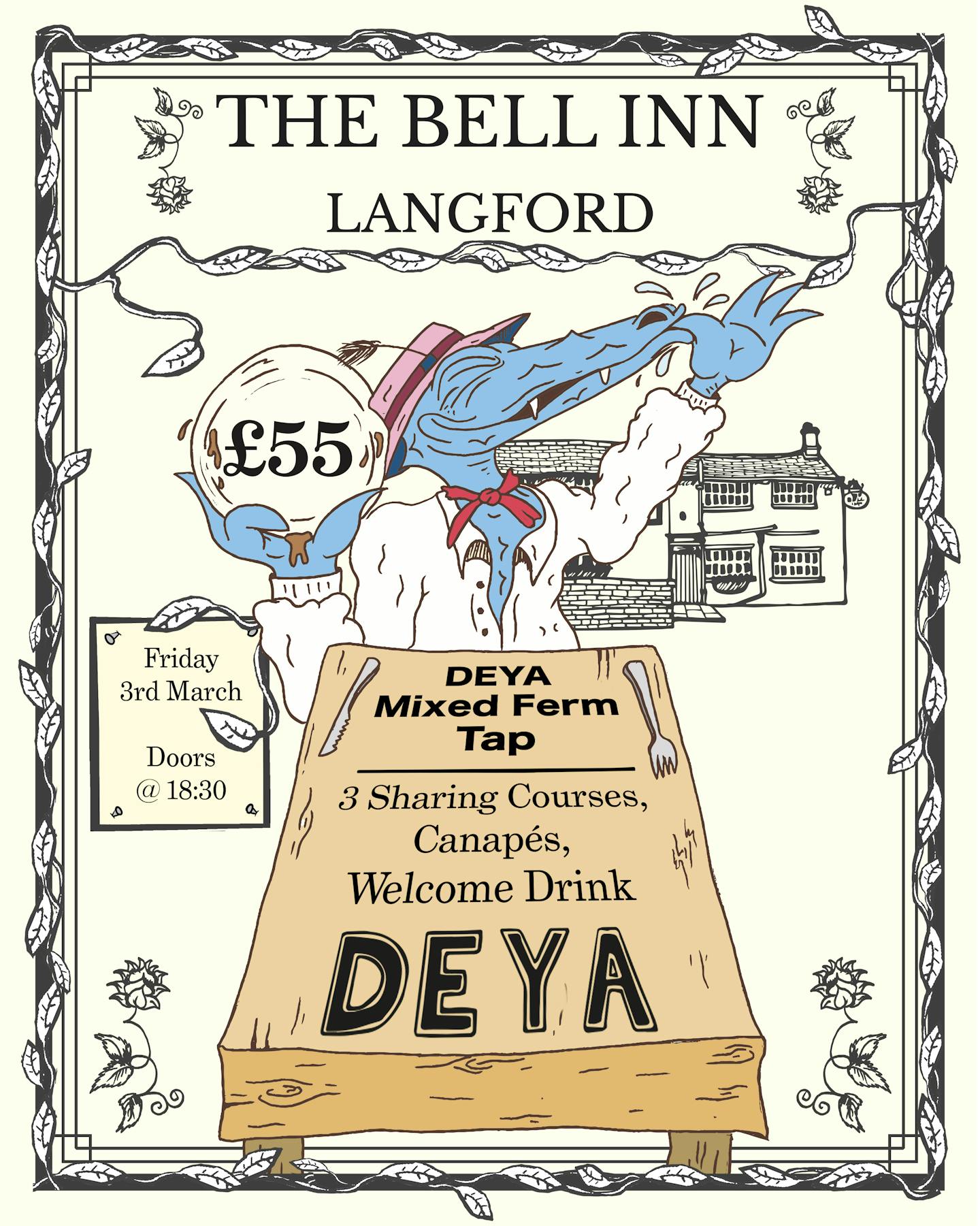 The Bell Inn Langford Poster copy