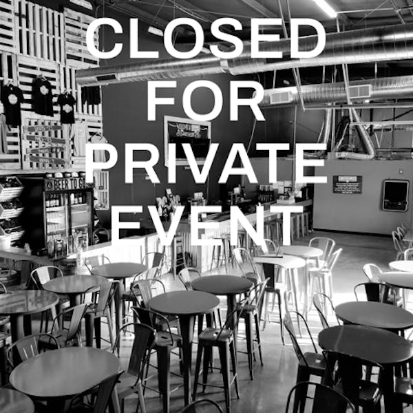 Tasting Room Closing at 6:00 pm for Private Event