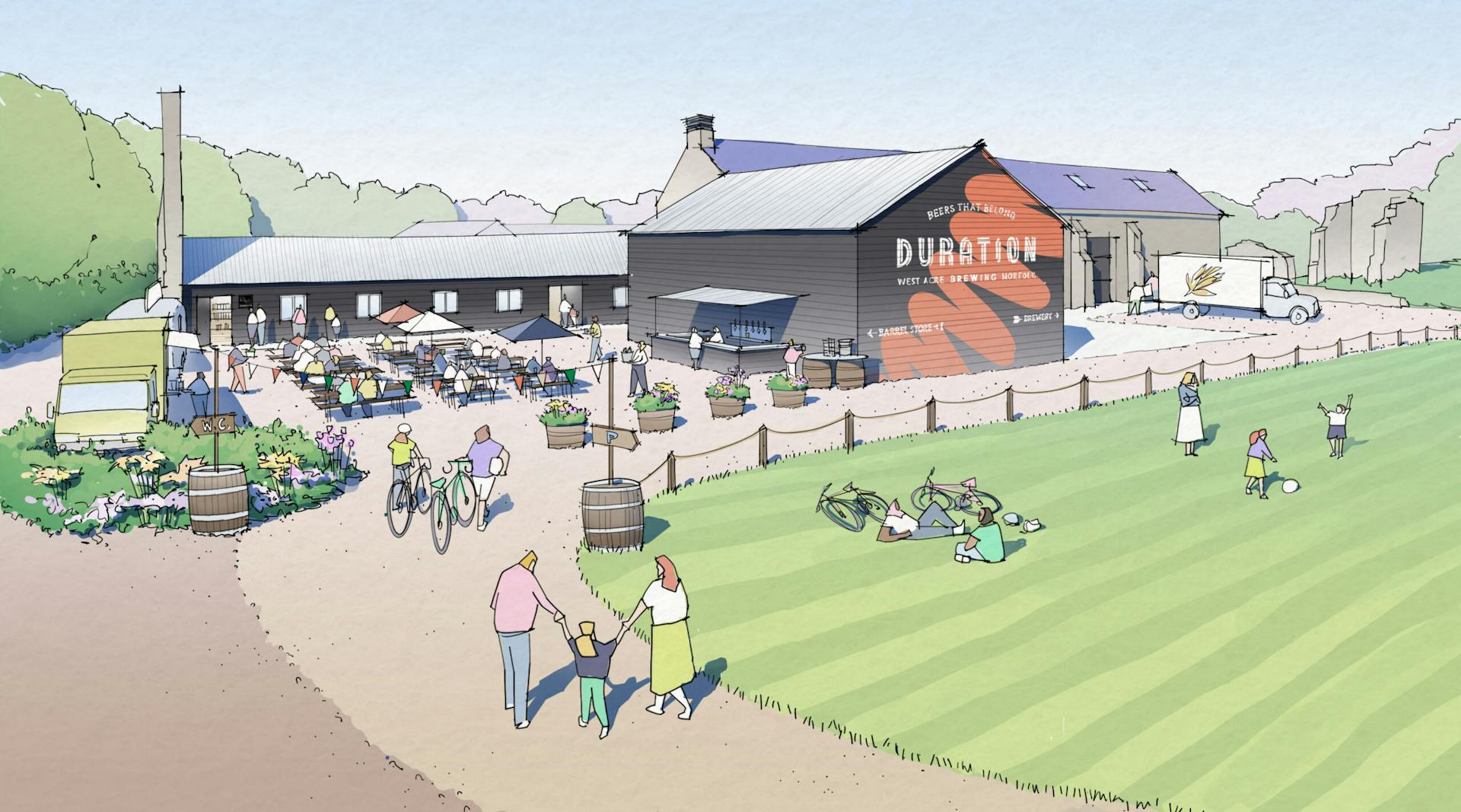 New Taproom Outside Illustration v4