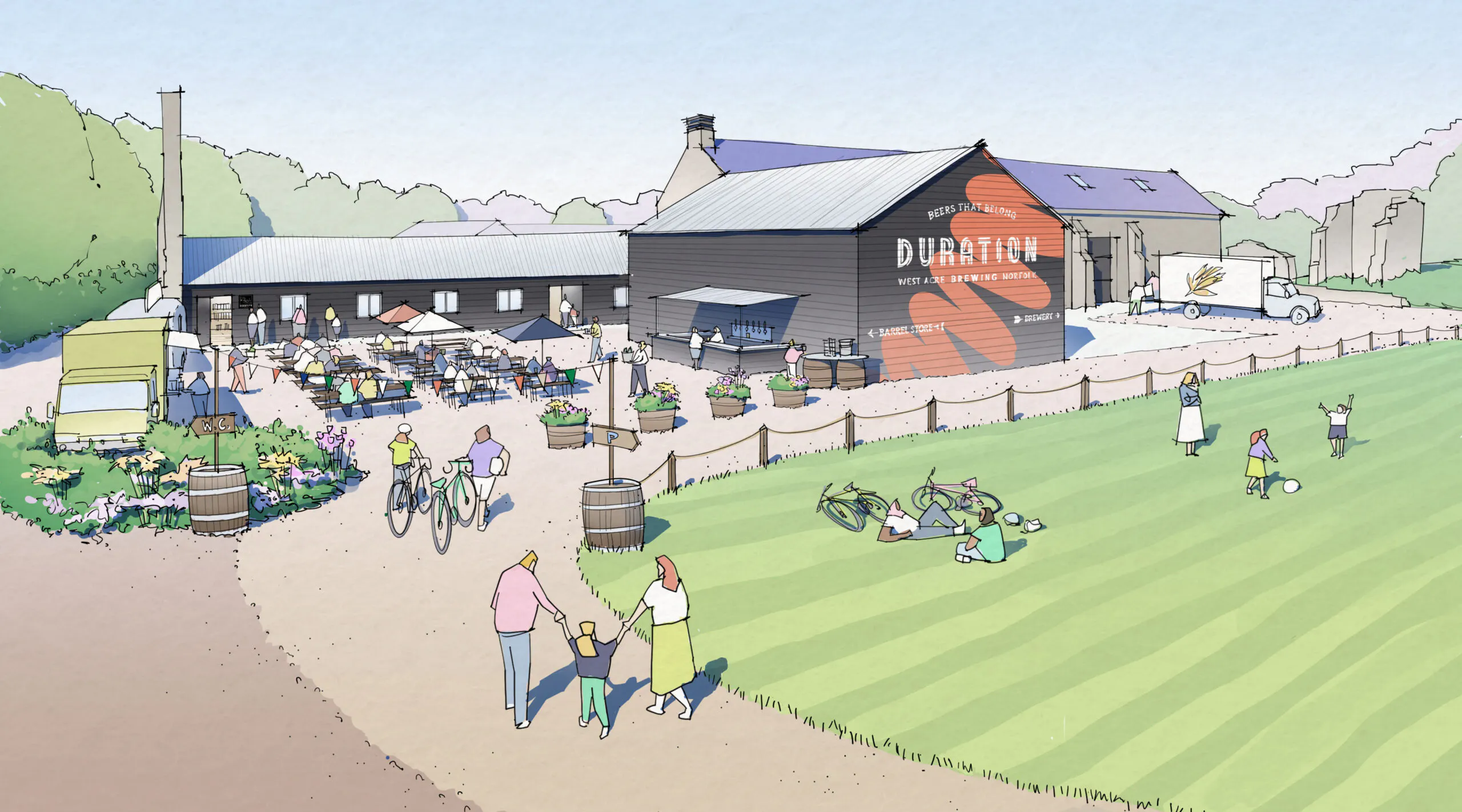 New Taproom Outside Illustration v4