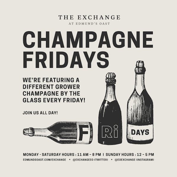 EOX Champagne Fridays!