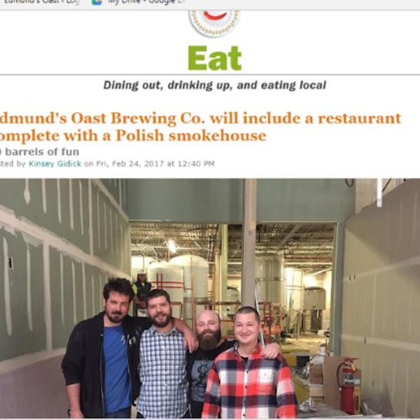 Edmund’s Oast Brewing Co. will include a restaurant complete with a Polish smokehouse