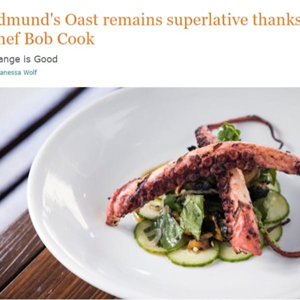 Edmund’s Oast remains superlative thanks to Chef Bob Cook