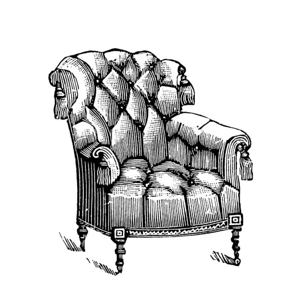 Graphic for Comfy Arm Chair