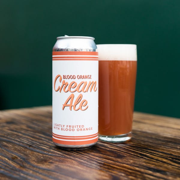 blood orange cream ale an and pour