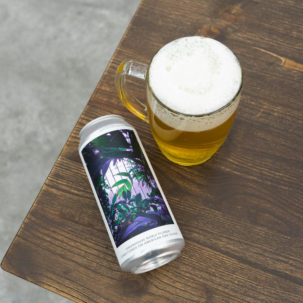 GREENHOUSE NOBLE PILSNER CONDITIONED ON AMERICAN OAK FOUDRE