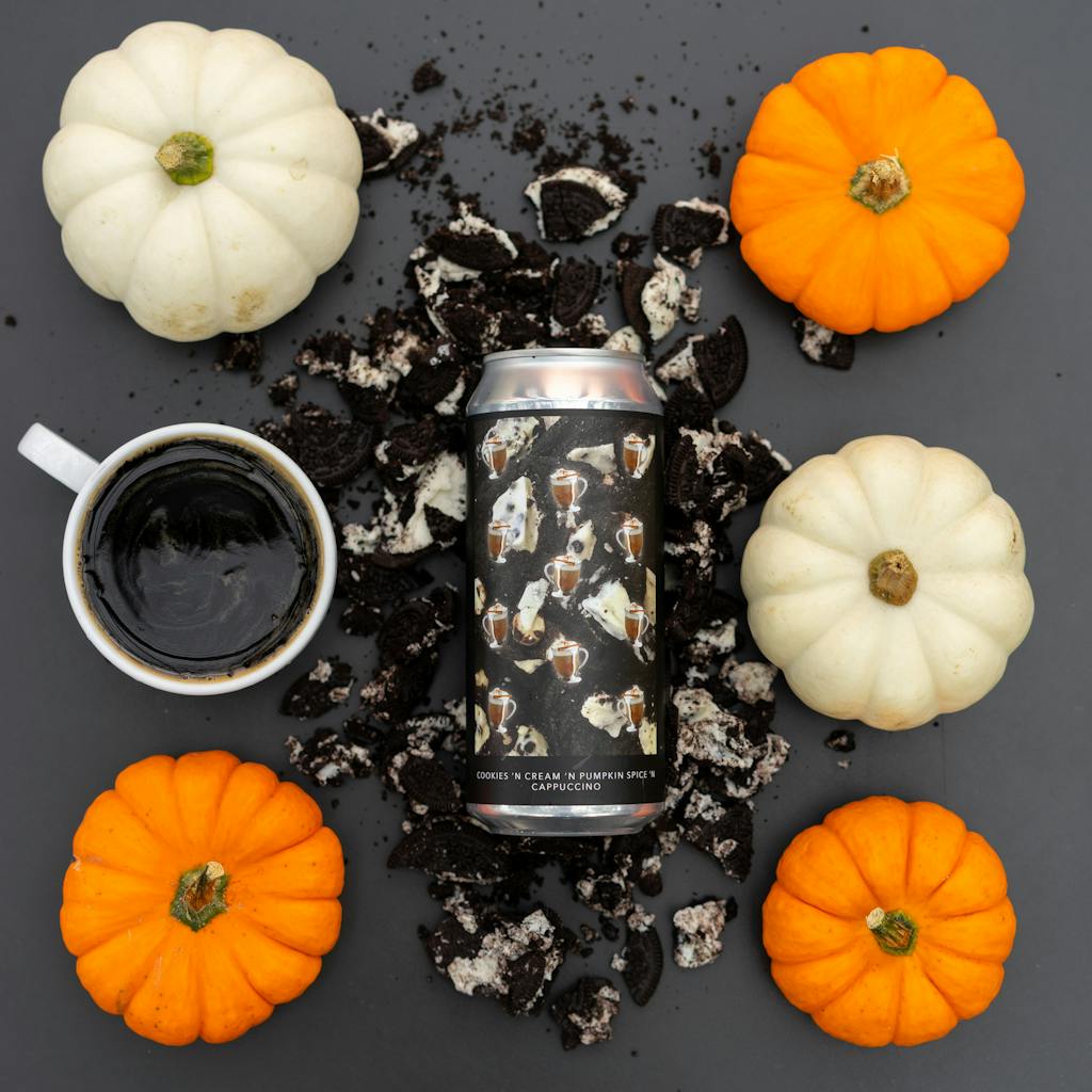 COOKIES ’N CREAM ’N PUMPKIN SPICE ’N CAPPUCCINO