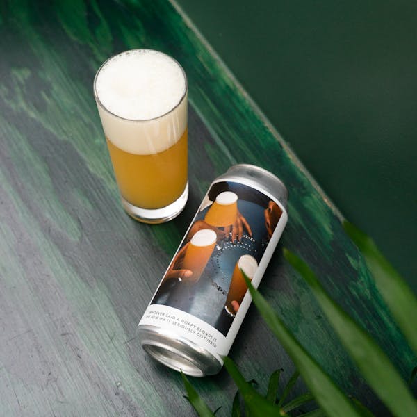 can with hazy blonde ale