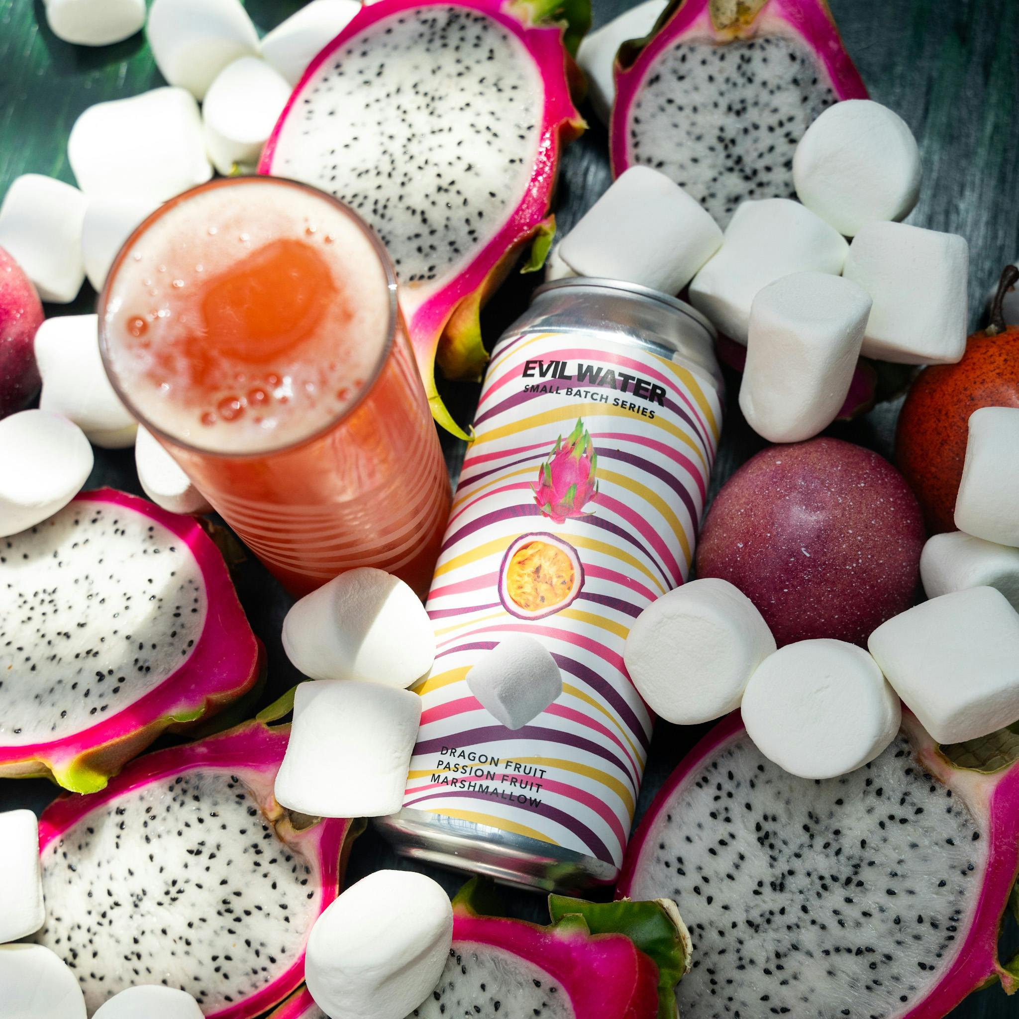 EVIL WATER SMALL BATCH SERIES DRAGON FRUIT, PASSION FRUIT