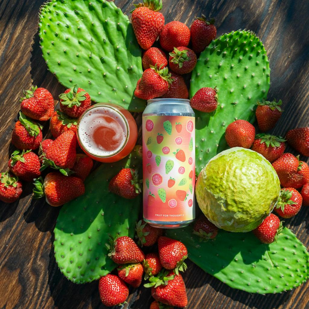 FRUIT FOR THOUGHT 2 – PRICKLY PEAR, STRAWBERRY, PINK GUAVA
