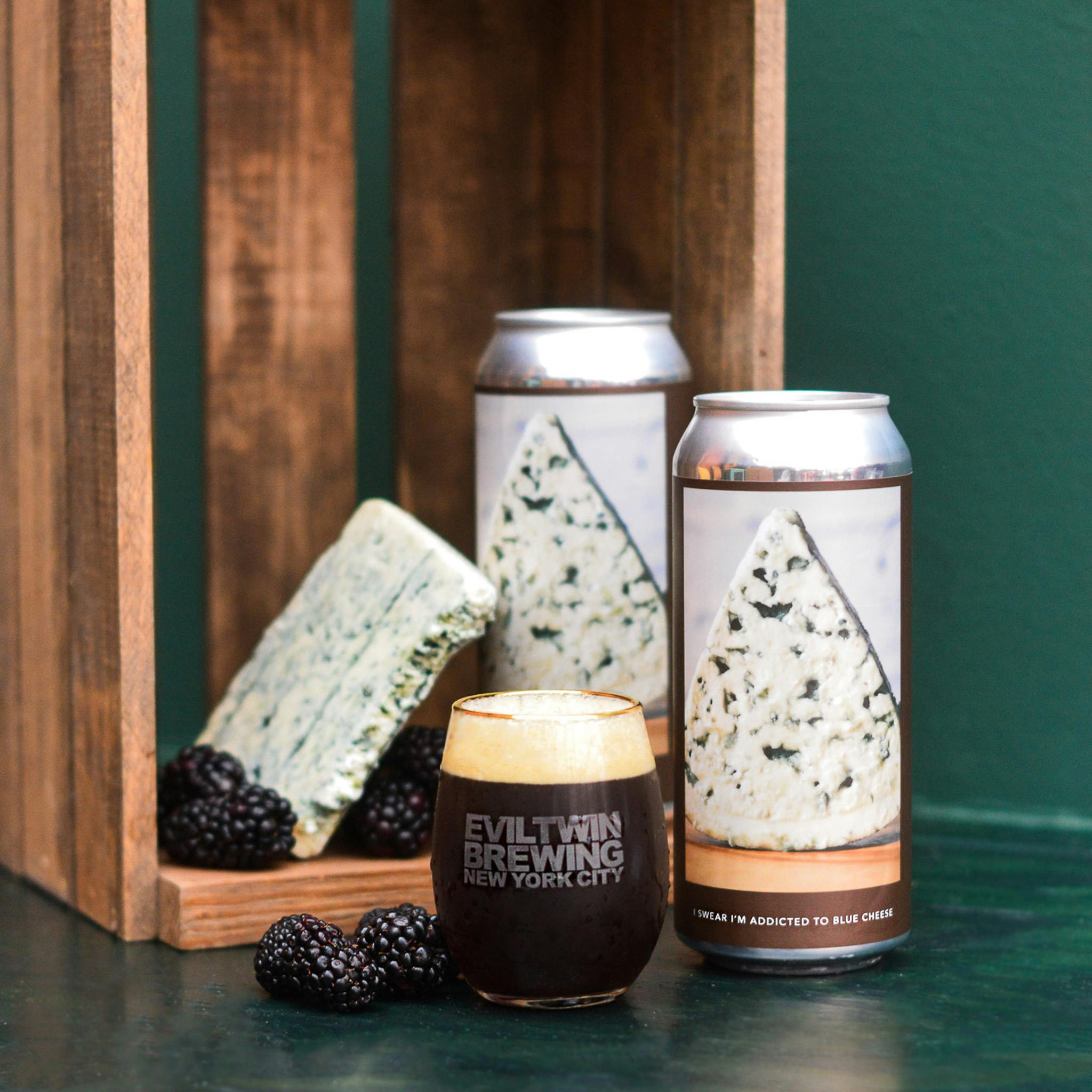 I SWEAR I’M ADDICTED TO BLUE CHEESE Evil Twin Brewing NYC