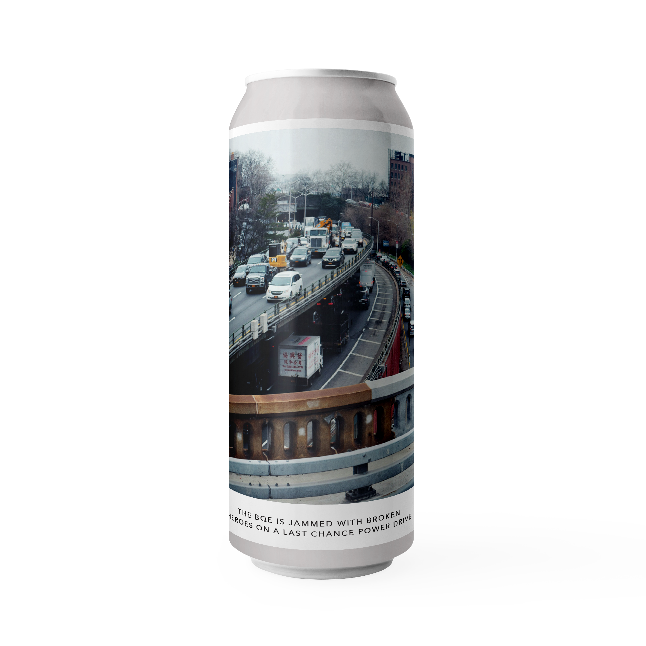 THE BQE IS JAMMED WITH BROKEN HEROES ON A LAST CHANCE POWER DRIVE