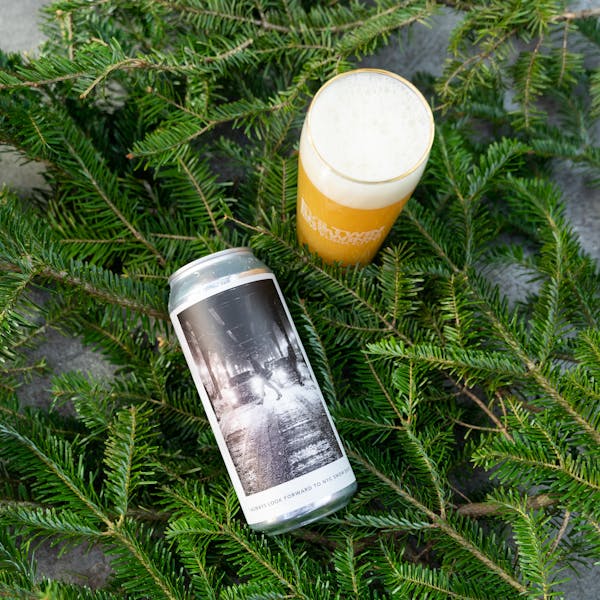 can of beer with hazy IPA