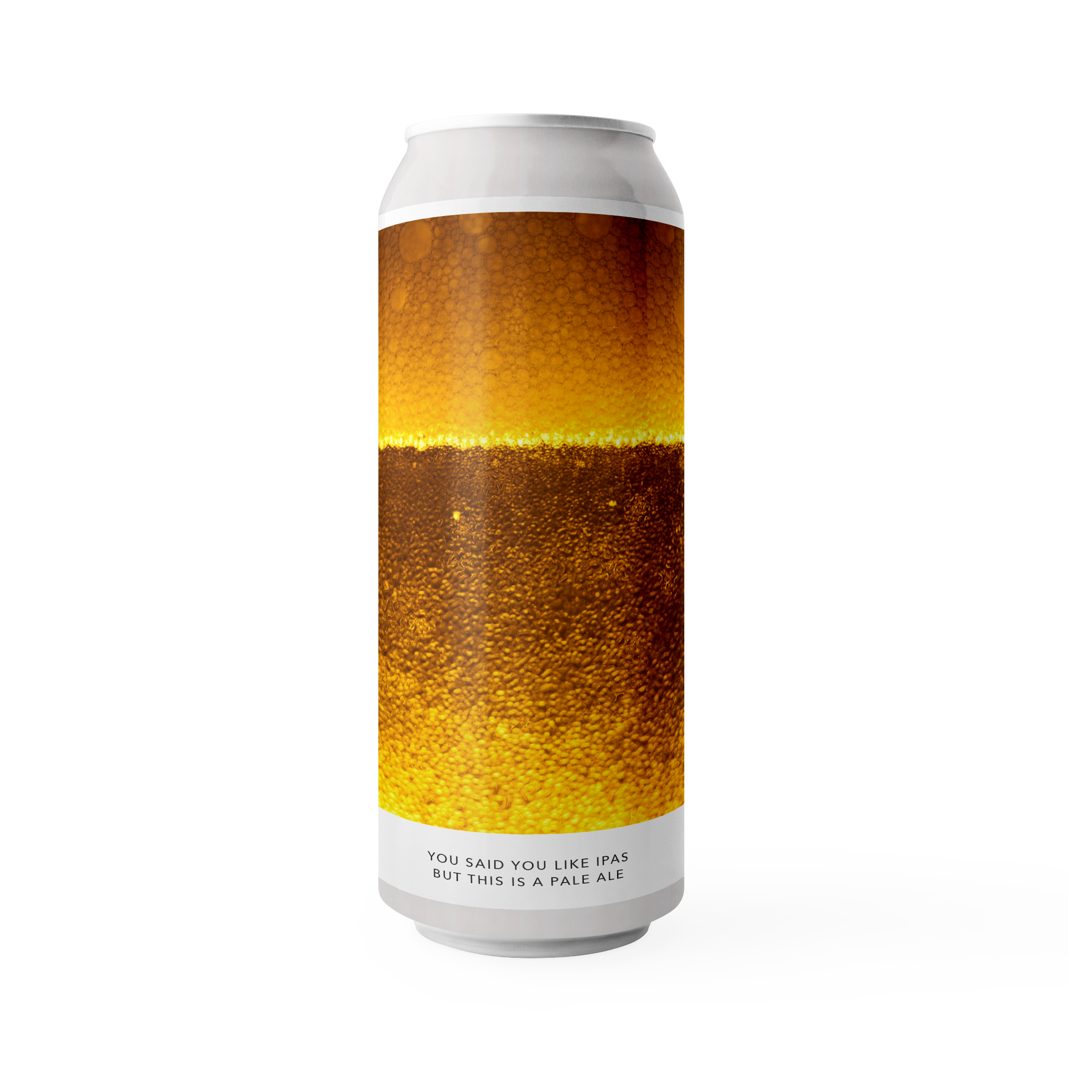 YOU SAID YOU LIKED IPAS BUT THIS IS A PALE ALE