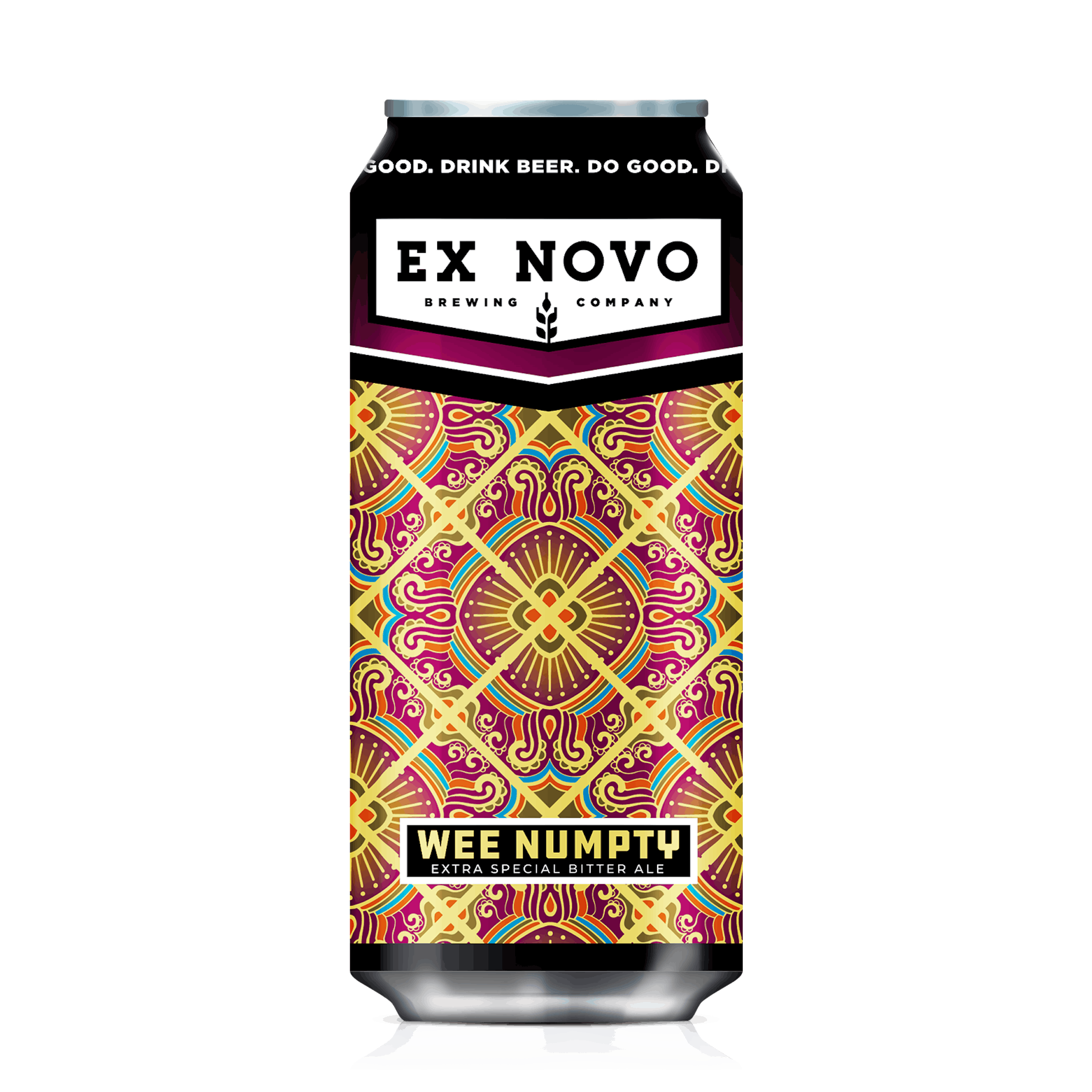 WeeNumpty Ex Novo Can with mosaic pattern