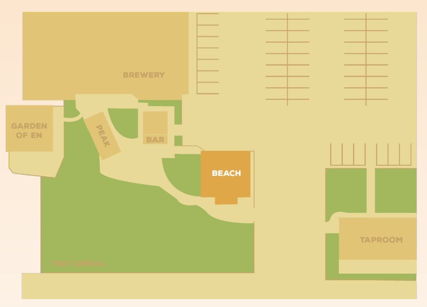 the-beach map of Ex Novo Brewing campus