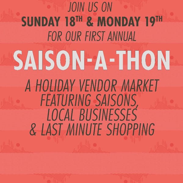 SAISON-A-THON Holiday Vendors Market