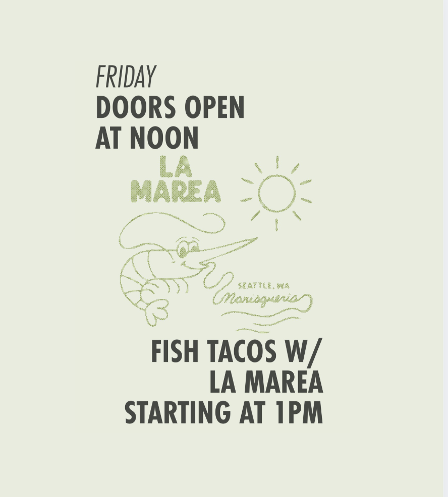 6th Anniversary – Opening at 12pm with Baja Fish Tacos